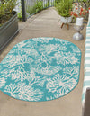 Seaside Haven Rugs Collection Area Rug -  Seaside Oval Teal  lifestyle 22