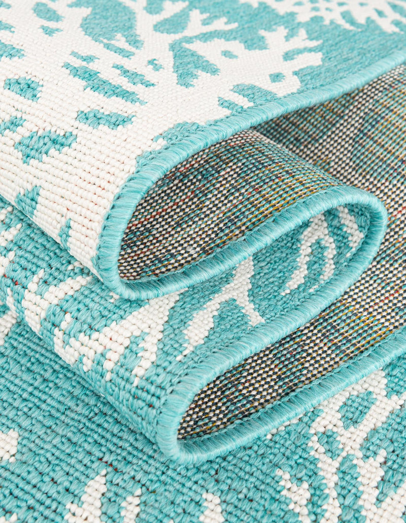 Seaside Haven Rugs Collection Area Rug -  Seaside Rectangle Teal  lifestyle 12