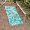 Seaside Haven Rugs Collection Area Rug -  Seaside Runner Teal  lifestyle 68