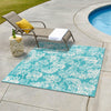 Seaside Haven Rugs Collection Area Rug -  Seaside Square Teal  lifestyle 69