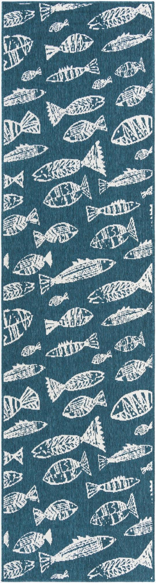 Seaside Haven Rugs Collection Area Rug -  Oceanview Runner Blue  lifestyle 16