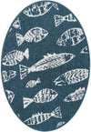 Seaside Haven Rugs Collection Area Rug -  Oceanview Oval Blue  lifestyle 18