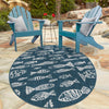 Seaside Haven Rugs Collection Area Rug -  Oceanview Oval Blue  lifestyle 74