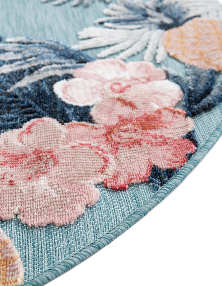 Seaside Blooms Collection Area Rug - Haven