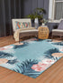 Seaside Blooms Collection Area Rug - Haven