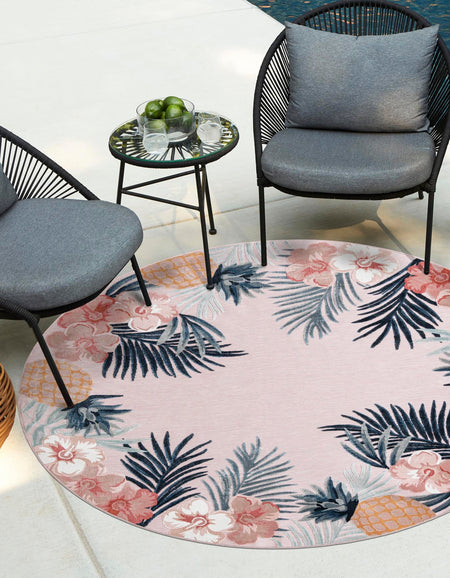 Seaside Blooms Collection Area Rug - Haven