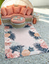 Seaside Blooms Collection Area Rug - Haven