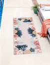 Seaside Blooms Collection Area Rug - Haven Runner Pink  lifestyle 34