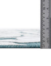 Seaside Blooms Collection Area Rug -  Serene Rectangle Light Blue  lifestyle 15