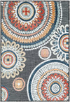 Seaside Blooms Collection Area Rug -  Eden Rectangle Black Main