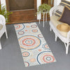 Seaside Blooms Collection Area Rug -  Eden Runner Gray  lifestyle 92