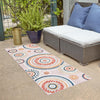 Seaside Blooms Collection Area Rug -  Eden Runner Pink  lifestyle 105