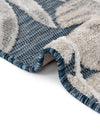 Seaside Blooms Collection Area Rug -  Serene Rectangle Navy Blue  lifestyle 39