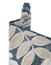 Seaside Blooms Collection Area Rug -  Serene Rectangle Navy Blue  lifestyle 44