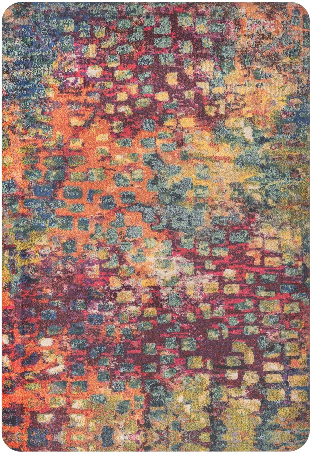 Cozy Mat Collection Area Rug -  Refuge Rectangle Multi Main