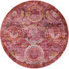 Caribbean Breeze Collection Area Rug -  Lucia Round Pink  lifestyle 31