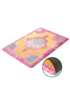 Caribbean Breeze Collection Area Rug -  Lucia Square Pink  lifestyle 140