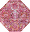 Caribbean Breeze Collection Area Rug -  Lucia Octagon Pink  lifestyle 34