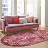 Caribbean Breeze Collection Area Rug -  Lucia Oval Pink  lifestyle 153