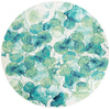 Garden Terrace Escape Collection Area Rug -  Flora Round Blue Green  lifestyle 18