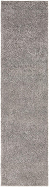 Solid Shag Seaside Collection Area Rug - Azure Cove (Gray) Runner Gray  lifestyle 16