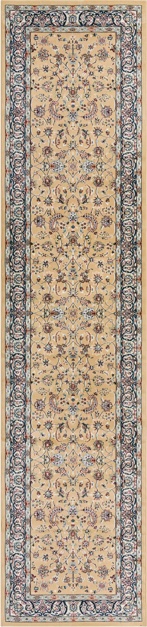 Persian Elegance Collection Area Rug -  Ardabil Runner Beige  lifestyle 36