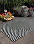 Urban Terrace Collection Area Rug -  Astoria (Black and White)