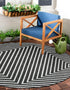 Urban Terrace Collection Area Rug -  Astoria (Black and White)