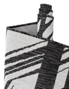 Urban Terrace Collection Area Rug -  Queens Rectangle Black and White  lifestyle 12