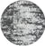 Urban Terrace Collection Area Rug -  Midtown Round Black and White Main