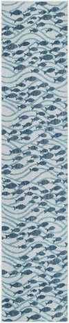 Seaside Haven Rugs Collection Area Rug -  Harbor Runner Blue Main