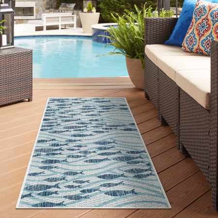 Seaside Haven Rugs Collection Area Rug -  Harbor