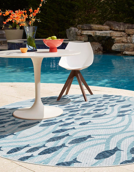 Seaside Haven Rugs Collection Area Rug -  Harbor