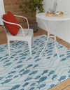 Seaside Haven Rugs Collection Area Rug -  Harbor Square Blue  lifestyle 3