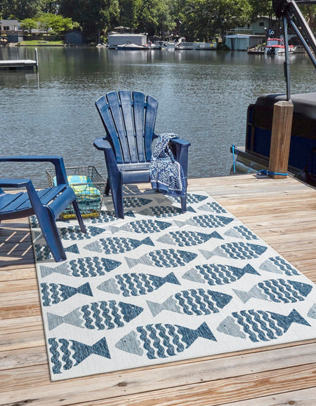 Seaside Haven Rugs Collection Area Rug -  Admiral