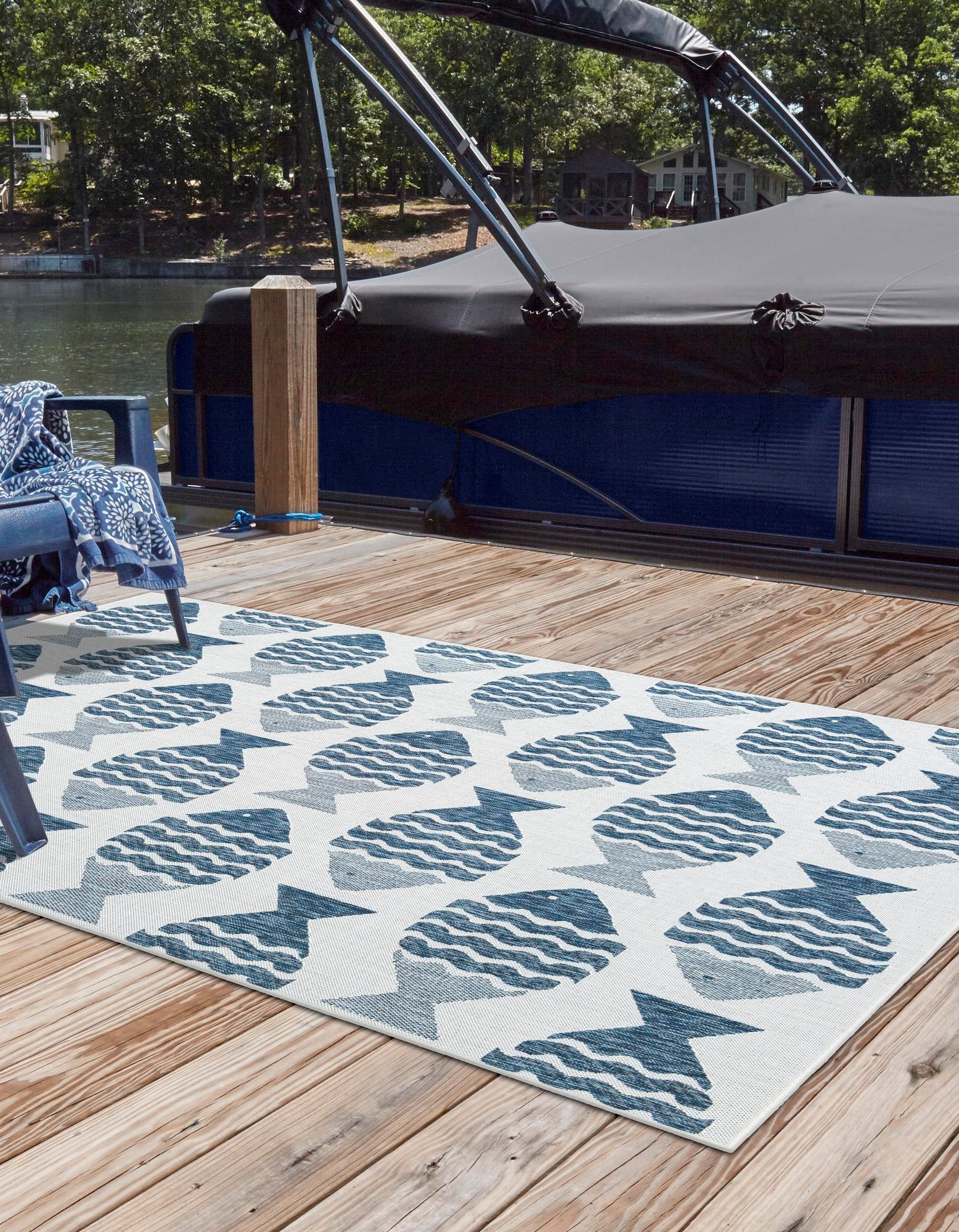 Seaside Haven Rugs Collection Area Rug -  Admiral