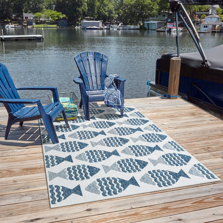 Seaside Haven Rugs Collection Area Rug -  Admiral