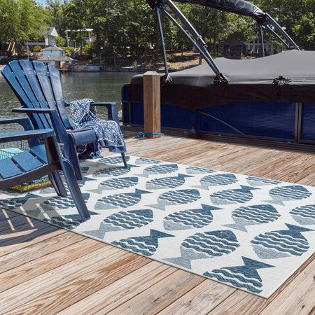 Seaside Haven Rugs Collection Area Rug -  Admiral