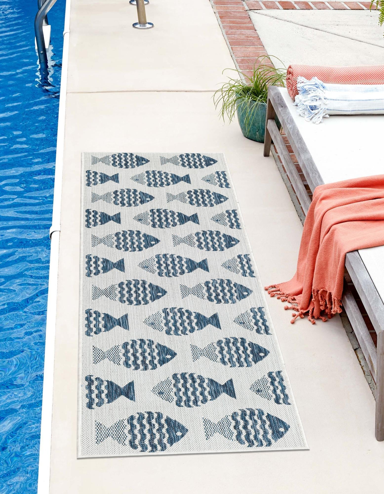 Seaside Haven Rugs Collection Area Rug -  Admiral