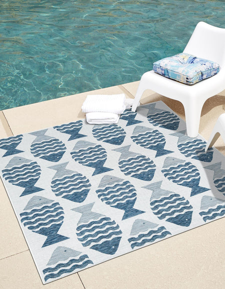 Seaside Haven Rugs Collection Area Rug -  Admiral