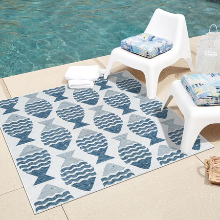 Seaside Haven Rugs Collection Area Rug -  Admiral