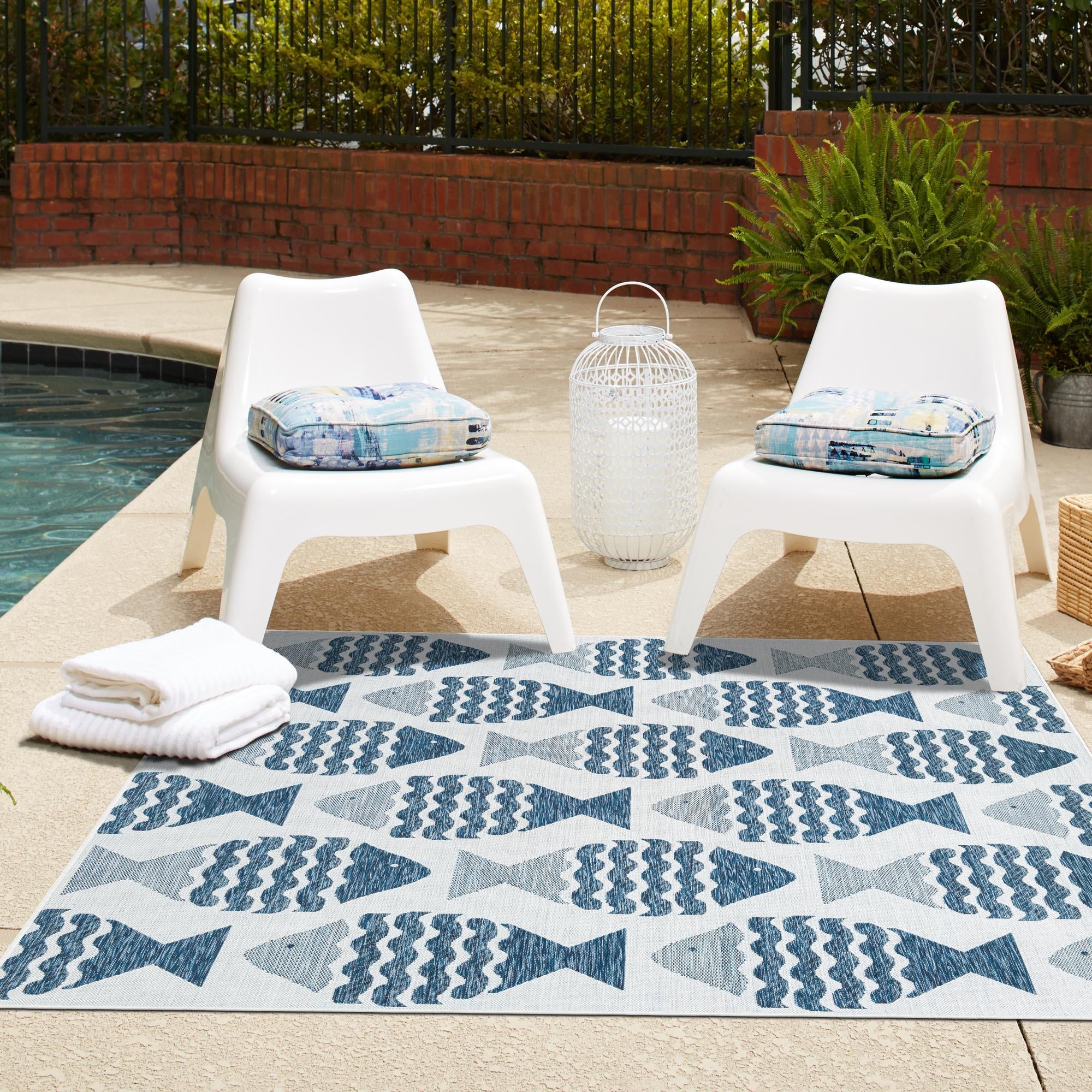 Seaside Haven Rugs Collection Area Rug -  Admiral