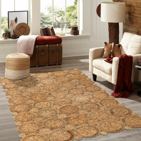 Woven Seaside Jute Collection Area Rug - Whittaker