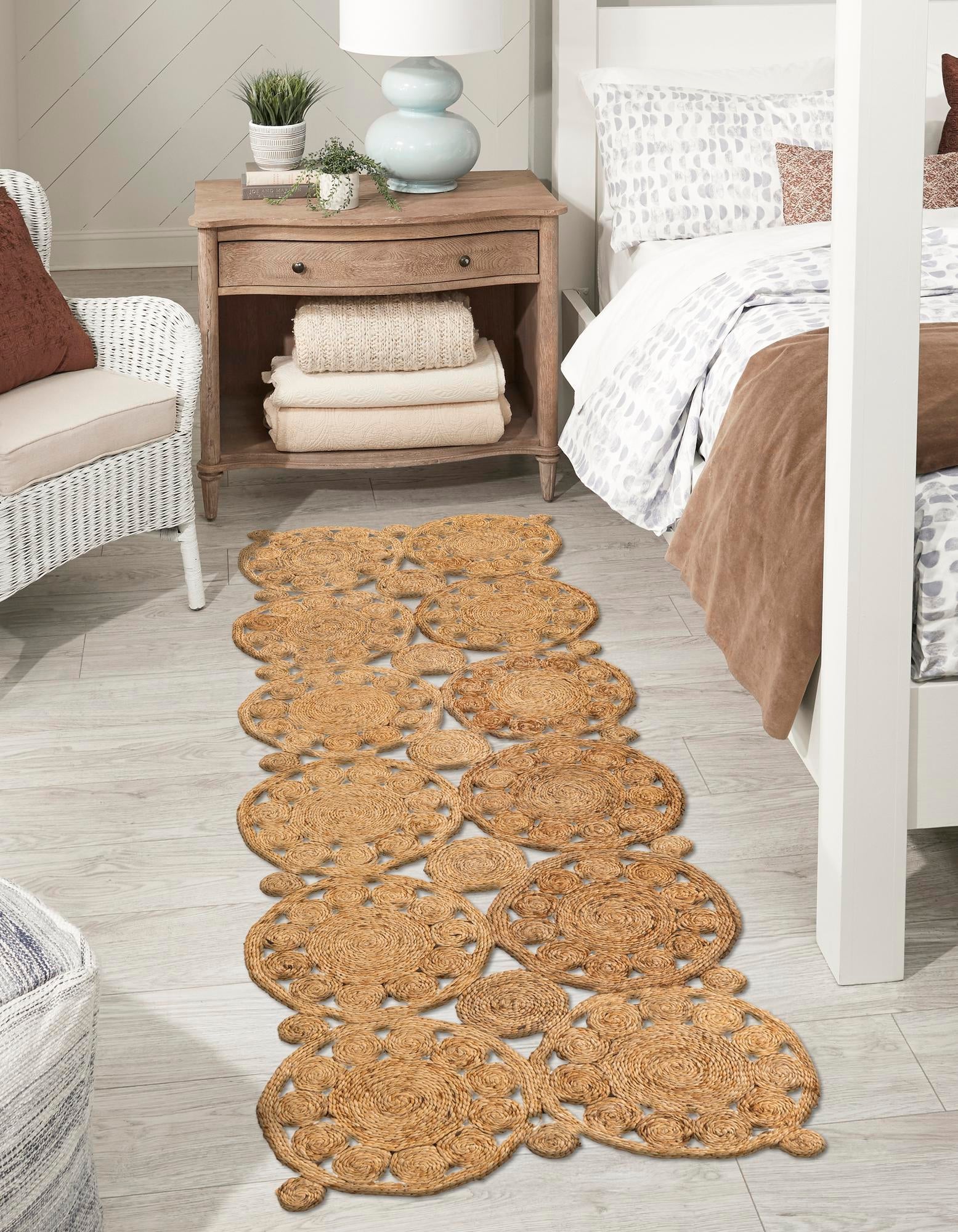 Woven Seaside Jute Collection Area Rug - Whittaker