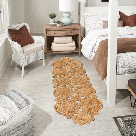 Woven Seaside Jute Collection Area Rug - Whittaker