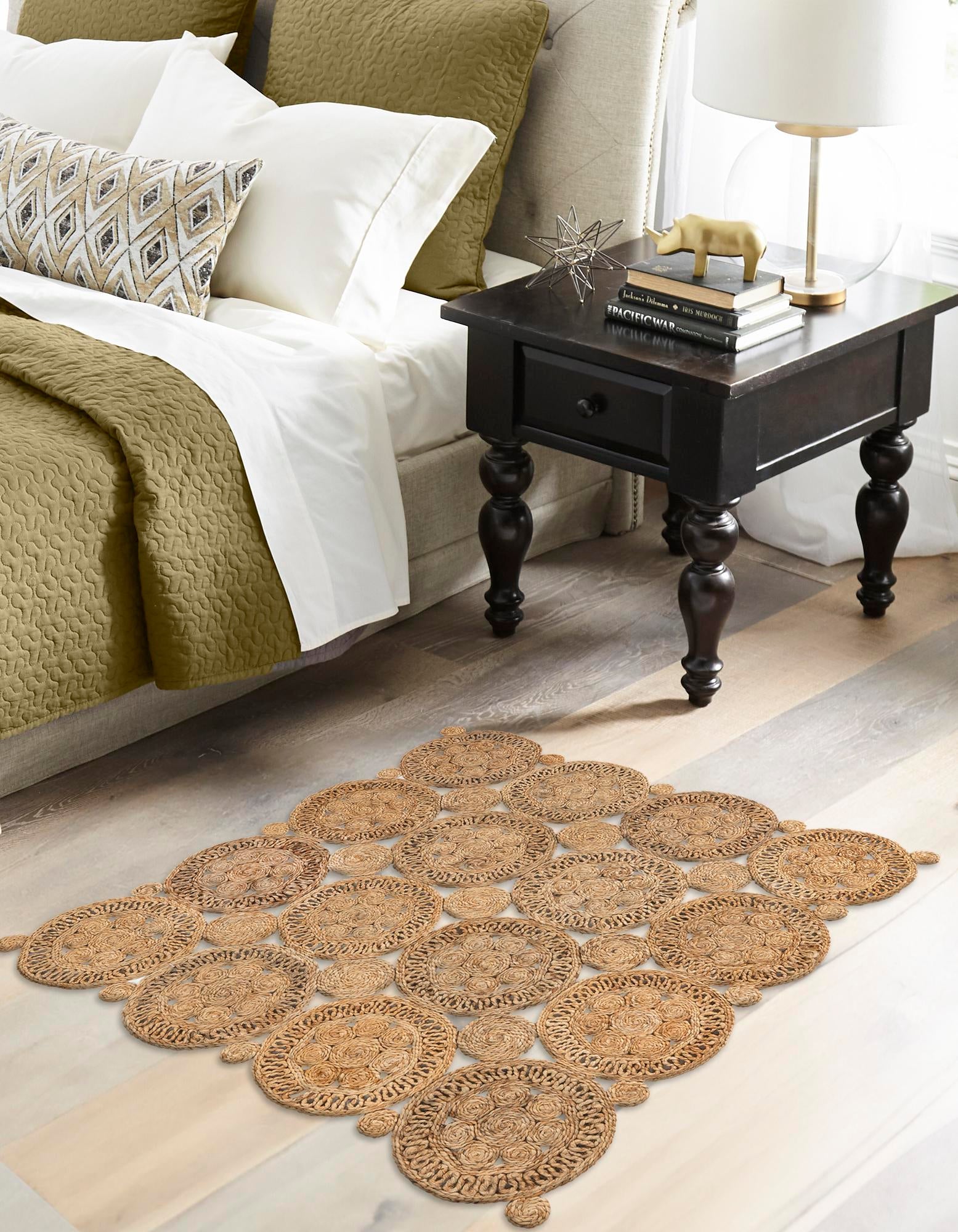 Woven Seaside Jute Collection Area Rug - Whittaker