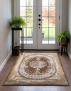 Verona Collection Area Rug -  Florence Rectangle Brown  lifestyle 19