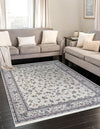 Antalya Collection Area Rug - Kemer Rectangle Ivory  lifestyle 2