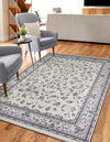 Antalya Collection Area Rug - Kemer Rectangle Ivory  lifestyle 4