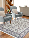 Antalya Collection Area Rug - Kemer Rectangle Ivory  lifestyle 7